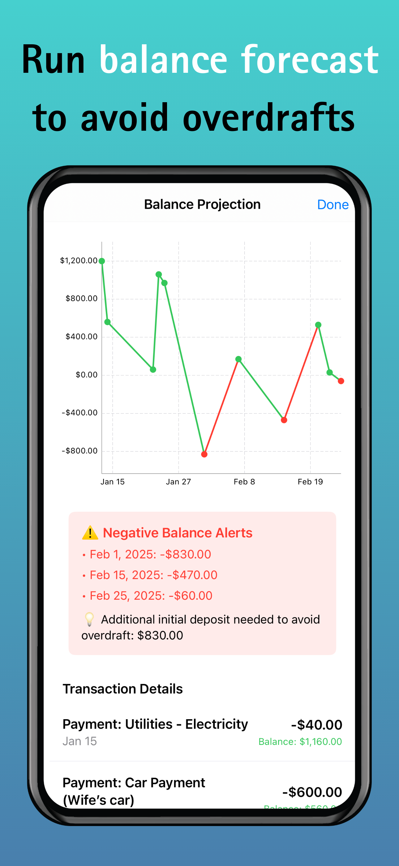 EZ Bill Organizer Screenshot 4